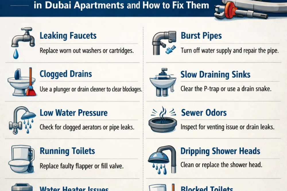 10 Common Plumbing Problems in Dubai Apartments and How to Fix Them