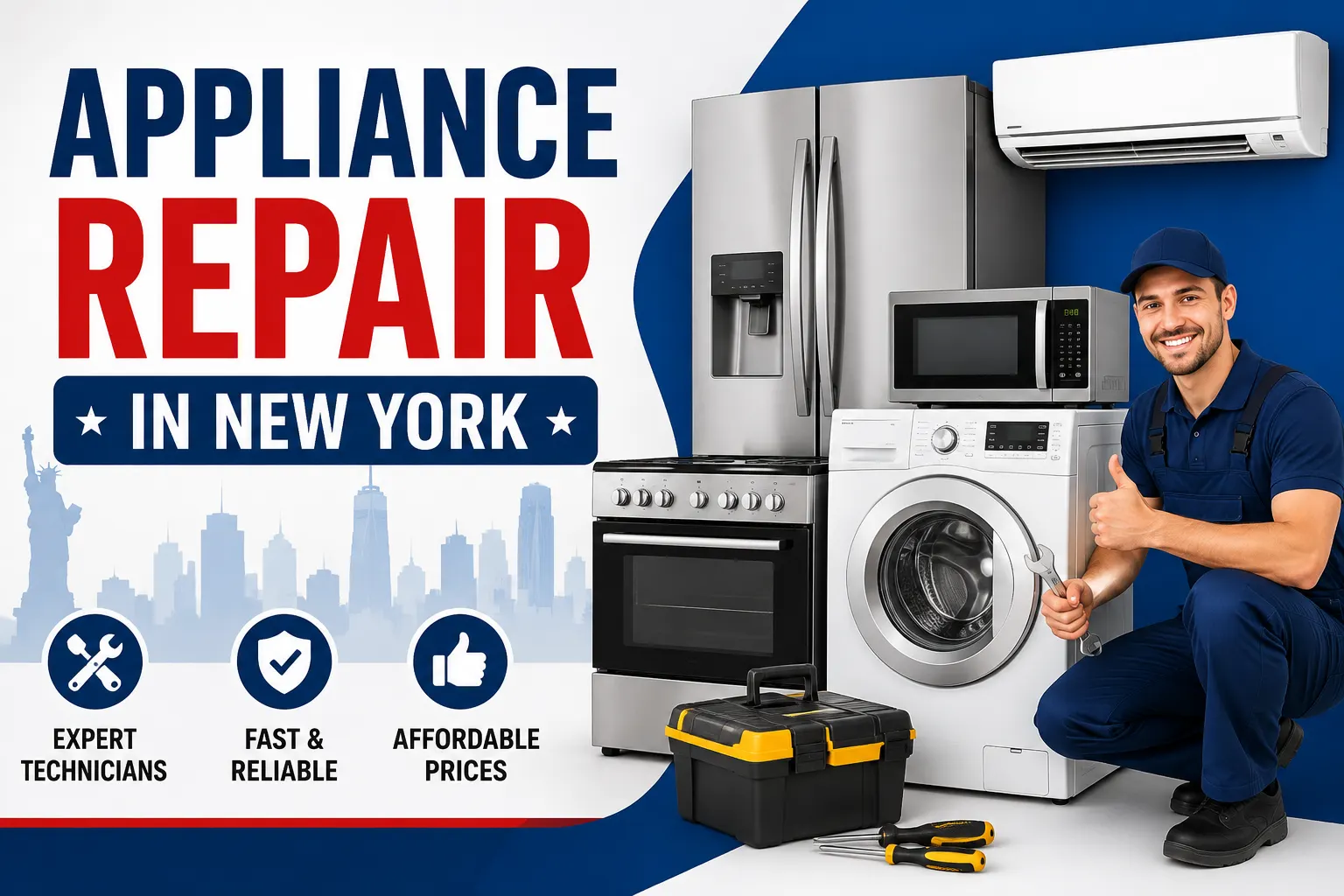 Appliance Repair in New York: Reliable Solutions for Home Appliances