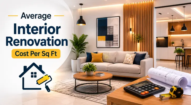 Average Interior Renovation Cost Per Square Foot