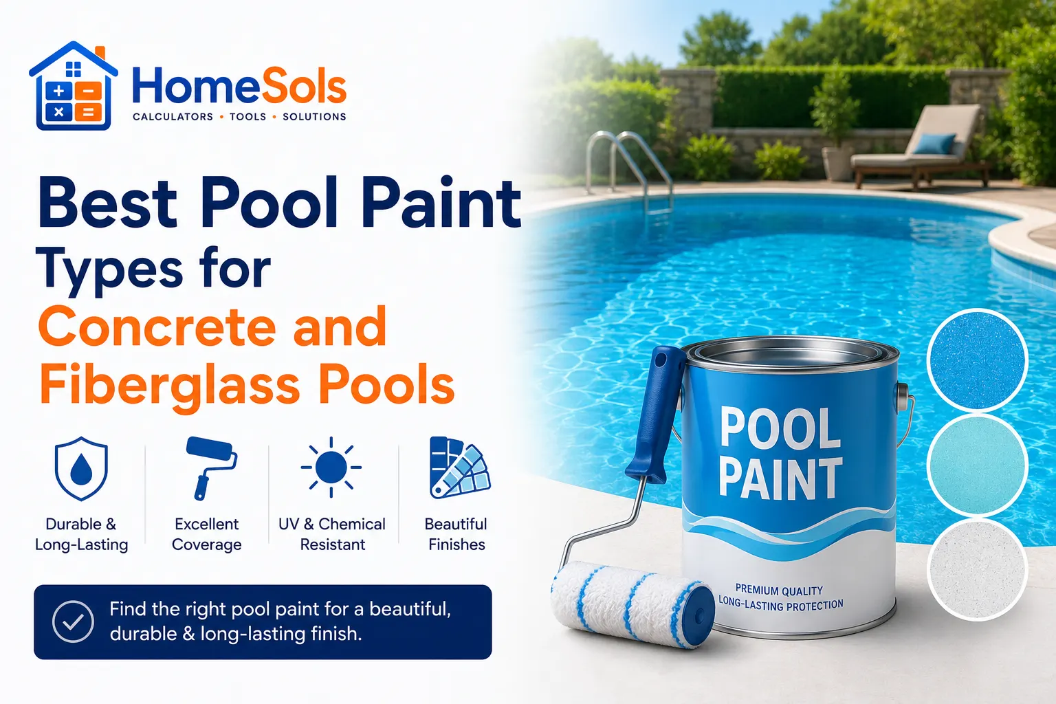 Best Pool Paint Types for Concrete and Fiberglass Pools