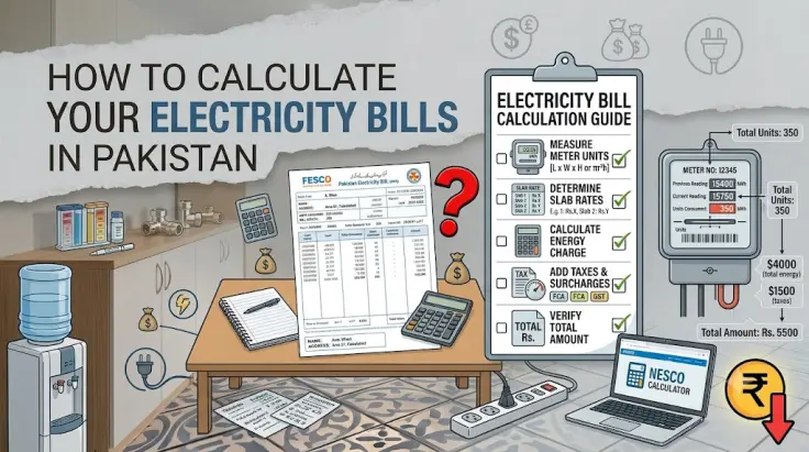 How to Calculate Electricity Bills in Pakistan