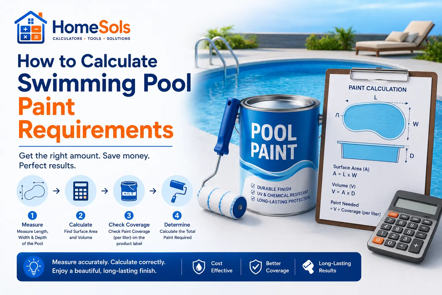 How to Calculate Swimming Pool Paint Requirements