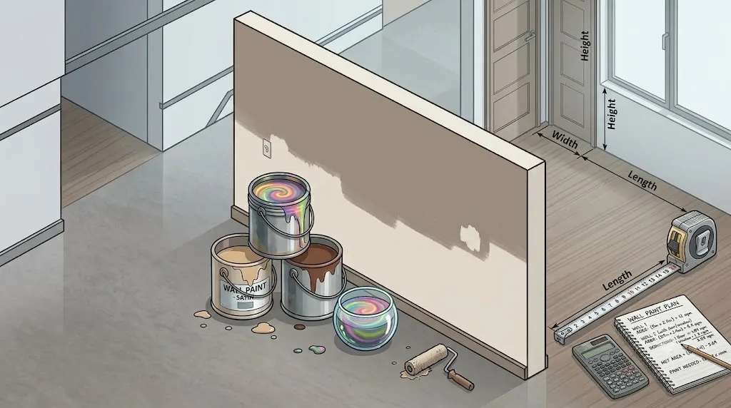 How to Calculate Wall Area for Paint Accurately
