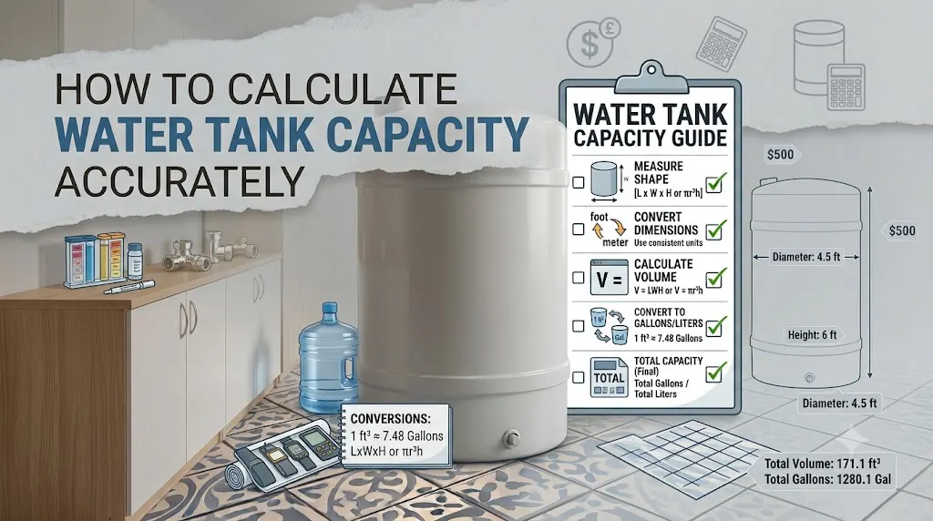 How to Calculate Water Tank Capacity Accurately