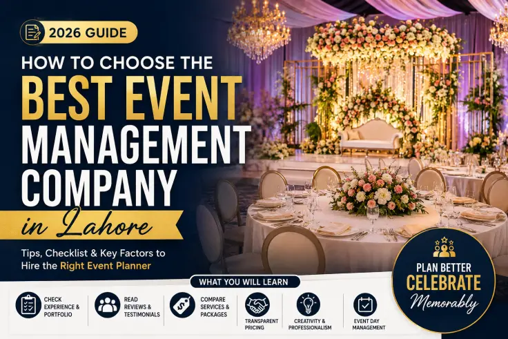 How to Choose the Best Event Management Company in Lahore Guide
