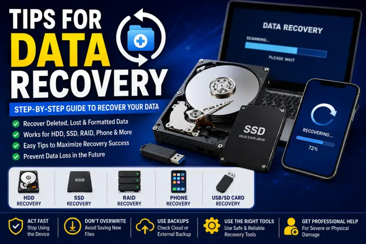 Tips for data recovery