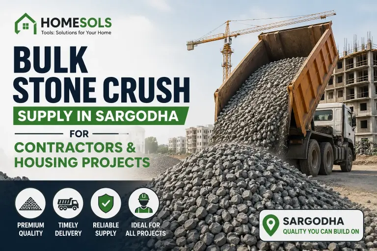 Top Uses of Stone Crush in Construction Projects in Sargodha