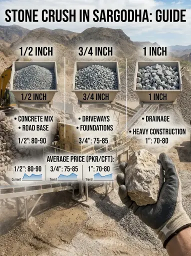 Types of Stone Crush Available in Sargodha and Their Uses