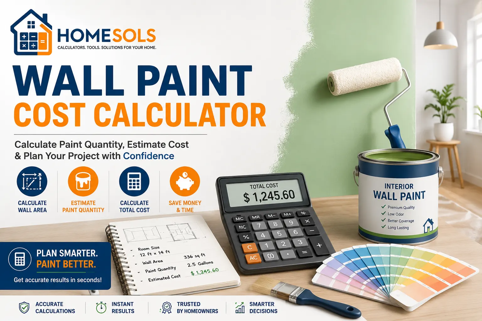 Wall Paint Cost Calculator Guide