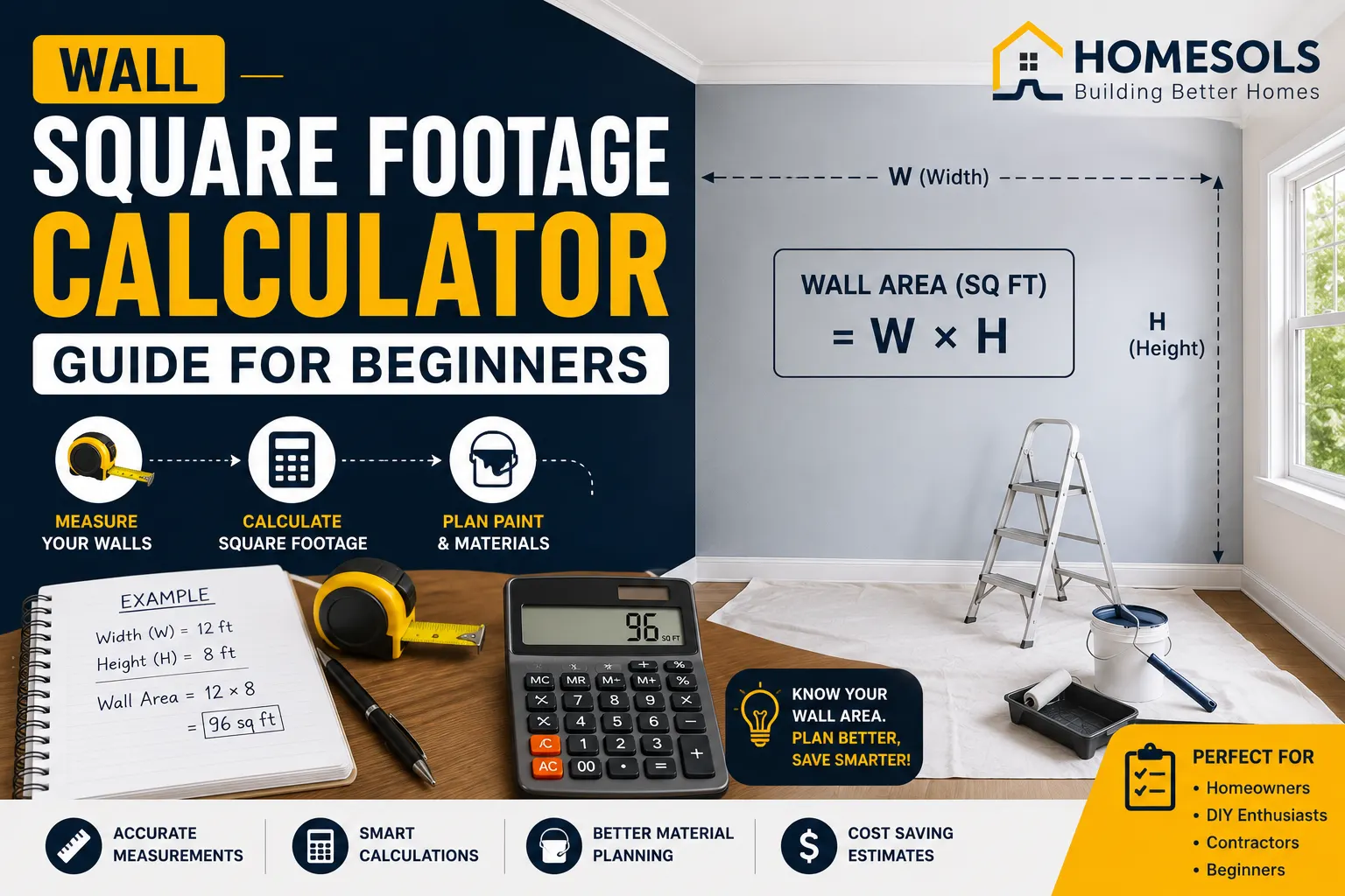 Wall Square Footage Calculator Guide for Beginners