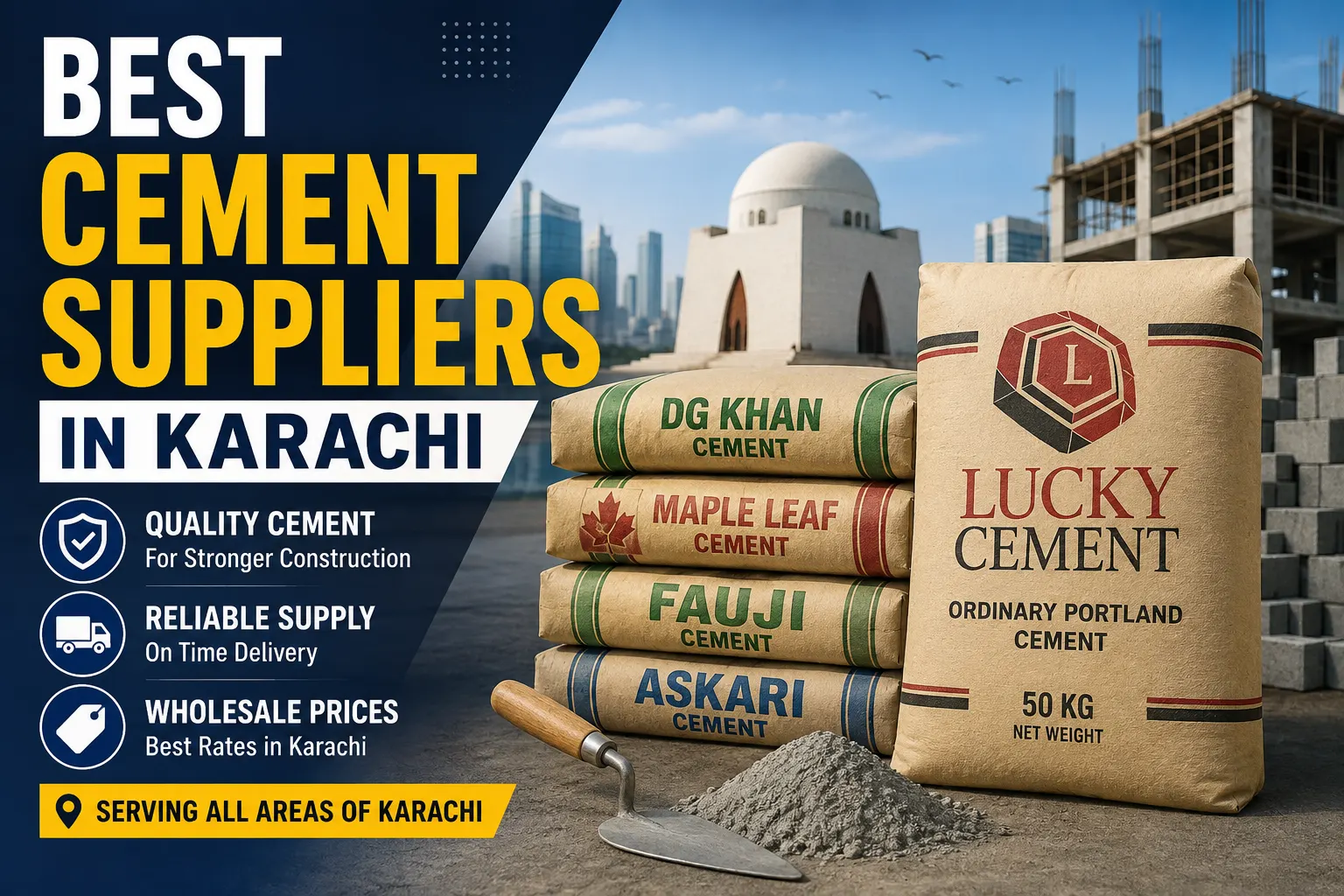 Best Cement Suppliers in Karachi