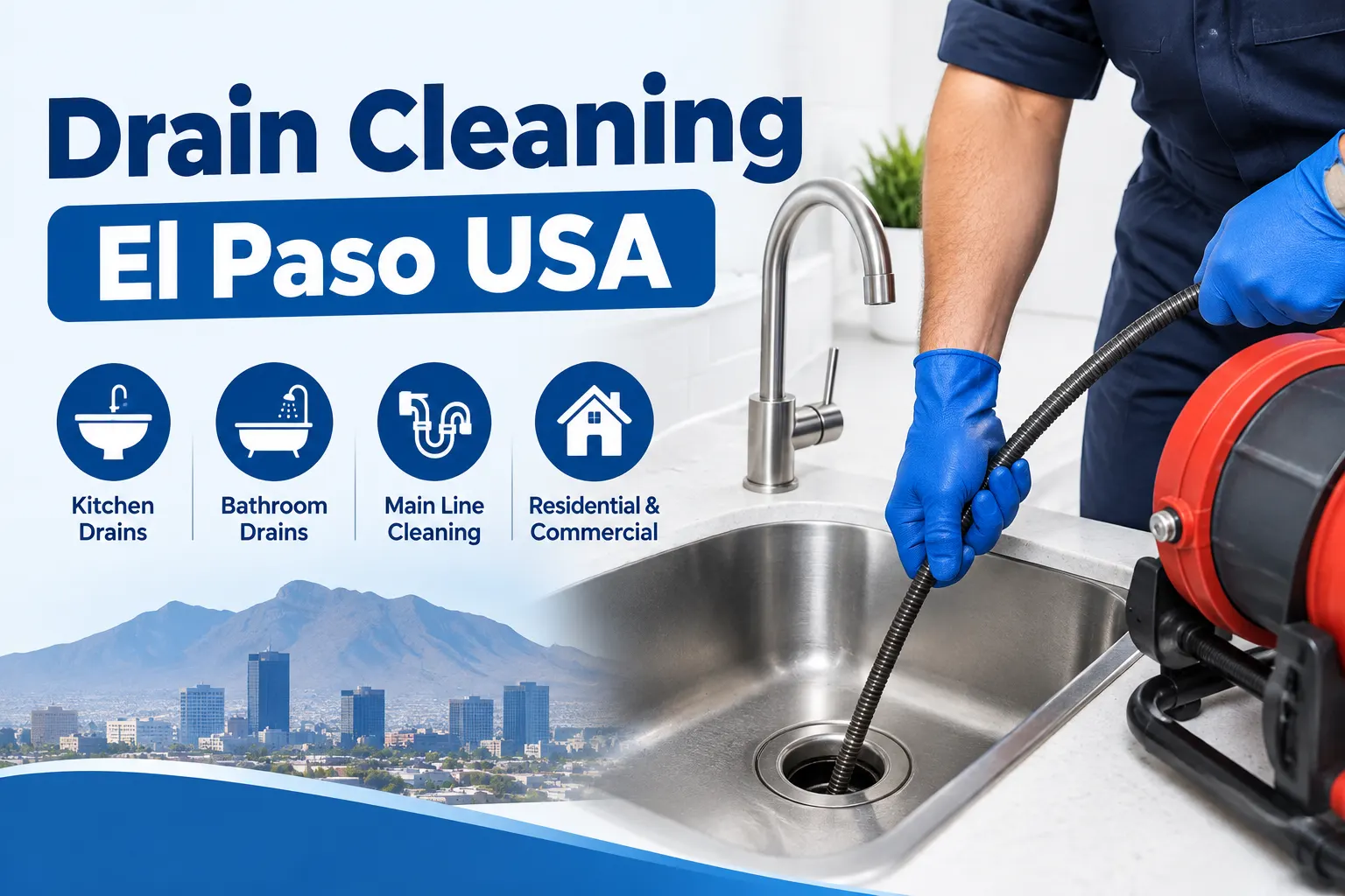 Drain Cleaning El Paso USA